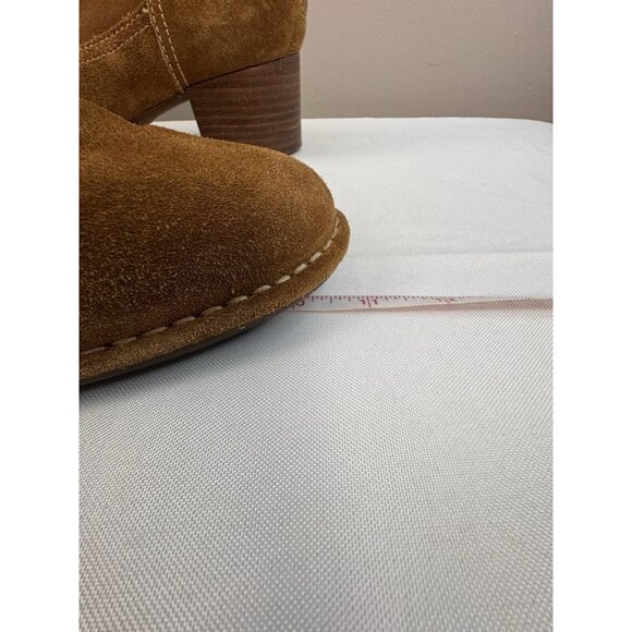 UGG Bandara Tan Suede Ankle Boot 9.5 Cowgirl Western Rodeo Boho Chic Countrycore - Picture 16 of 16